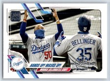 2021 Topps Hands Up! Masks Up! 582 Montgomery Club Parallel Dodgers #303
