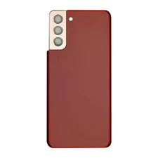 Back Glass with Camera Lens for Samsung Galaxy S21+ Red  Replacement Repair Cell
