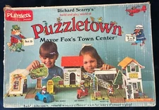 1976 Richard Scarry Puzzletown Town Center Replacement Parts/Pieces You Pick