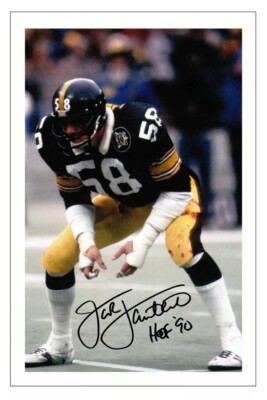 Jack Lambert signiertes Autogramm FOTO Fan Geschenkdruck PITTSBURGH STEELERS NFL