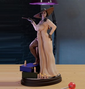 alcina dimitrescu sex doll Lady Dimitrescu 1/4 Resident Evil Statue 2' Tall Capcom Alcina CP Studio main image 0
