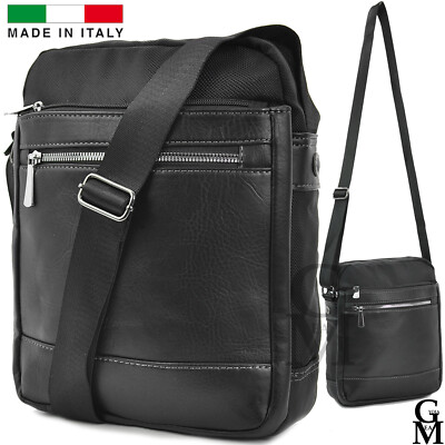 Borsello tasche porta penne Gyoiamea tessuto pelle impermeabile