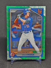 2024 Bowman - #BP-123 Colin Houck - Green Pattern /99 - New York Mets Prospect