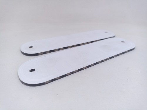 Yamaha RD125 B AS3 YAS3 Fuel Gas Tank Emblem Pair New - Picture 7 of 7