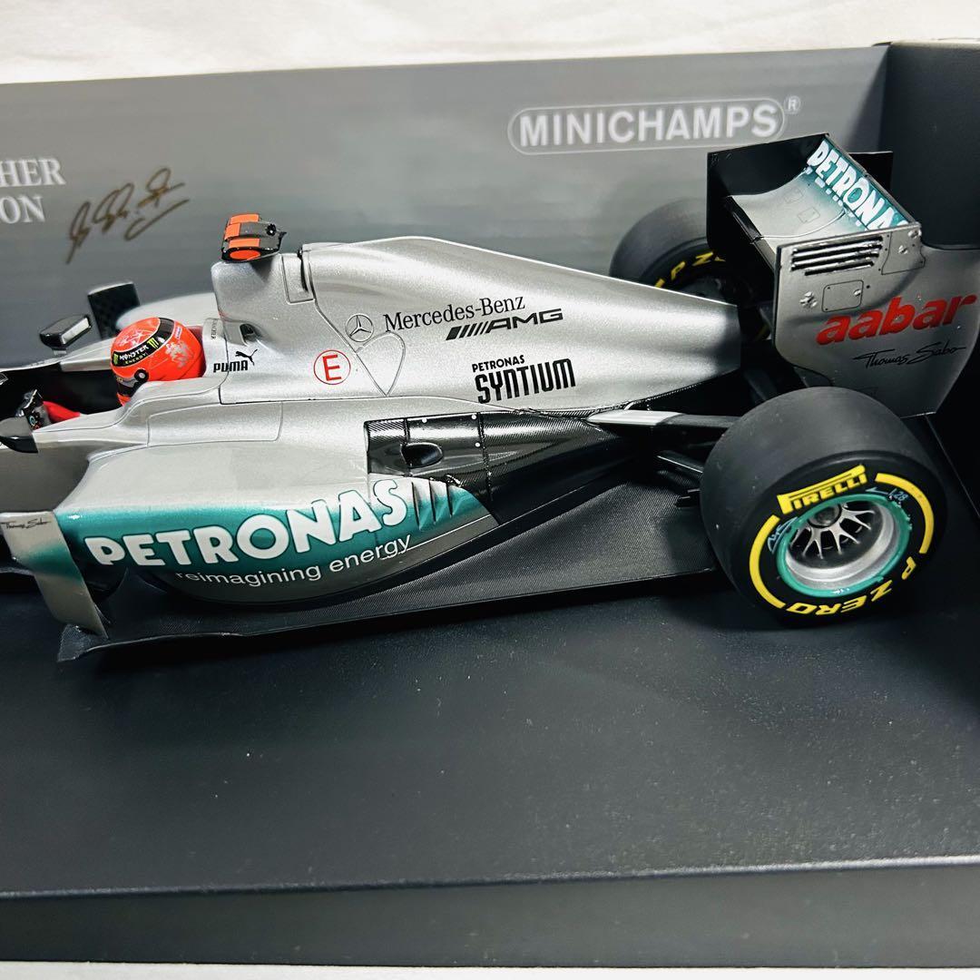 PMA - ﾐﾆﾁｬﾝﾌﾟｽ ﾒﾙｾﾃﾞｽAMG W03 M.ｼｭｰﾏｯﾊ MINICHAMPS 1/18 MERCEDES AMG PETRONAS F1 TEAM W03 M