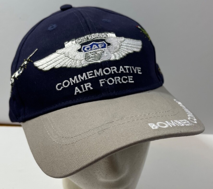 Air Force Bomber Command Hat Men Commerative Adju… - image 1