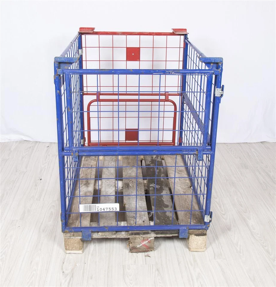 Gitterbox Paletten Gitteraufsatzrahmen Stapelbar Europalettenbox Aufsatzrahmen - Bild 2 von 4