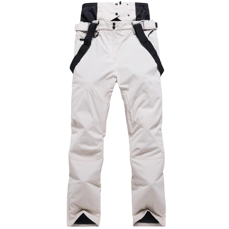Grueso Hombre Mujer Impermeable Pantalones para Nieve Deporte Esquí Mono Snowboard Cálido Exterior Foto 4 de 4