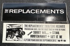 2015 PROMO Sticker The Replacements The Twin/Tone Years Sorry Ma Stink Let it be