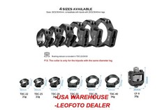 Leofoto TDC-40  CF-9 40mm Clasp/Collar  3/8" Screw Stud