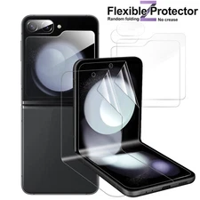 For Samsung Galaxy Z Flip 5/4/3 5G Hydrogel Screen Protector /Glass Lens Cover