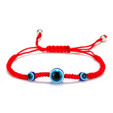 Protection Evil Eye Bracelet 3 pc, Red String Adjustable Bracelet Men's Women's