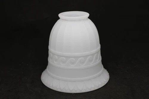Vintage Milk Glass Light Fixture Sconce Shade Globe 2.25 Fitter EUC BD-8