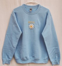 womens embroidered crewneck S-M