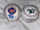 Drew Gilbert New York Mets Auto Signed LOGO Baseball Beckett Hologram