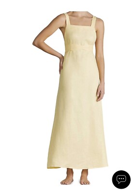 flowers of spain linen maxi dress Rayna Appliqué Floral Maxi Dress main image 0