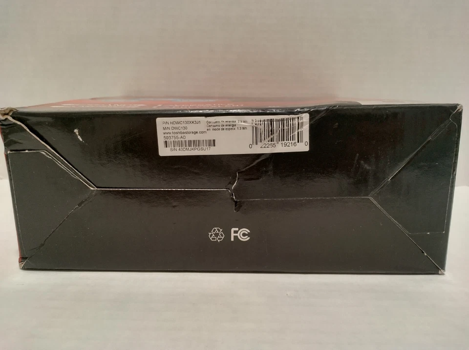 Toshiba Canvio Desk 3TB DeskTop External Hard Drive SuperFast Usb 3.0 NEW SEALED - Image 3 of 4