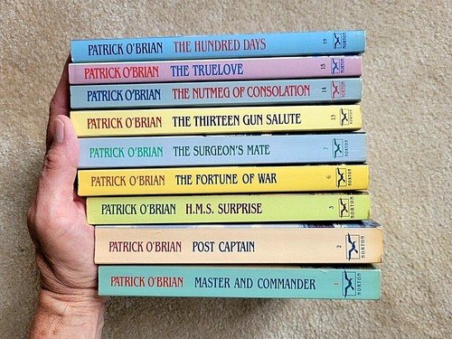 9 Book Lot Patrick O’Brian Collection Nautical 1,2,3,6,7,13,14,15,19 Paperbacks - Picture 3 of 6