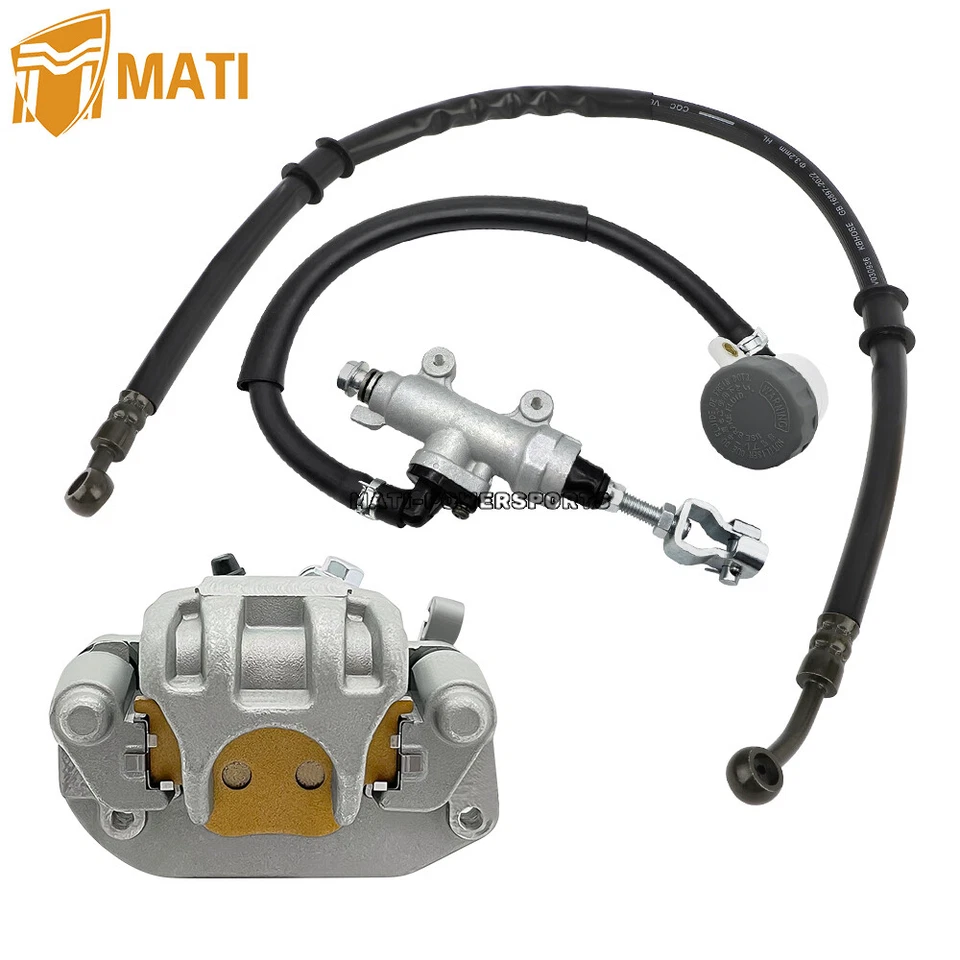 Juego de manguera de cilindro maestro de pinza de freno trasero para Honda TRX450R TRX450ER 2004-2014 Foto 4 de 4