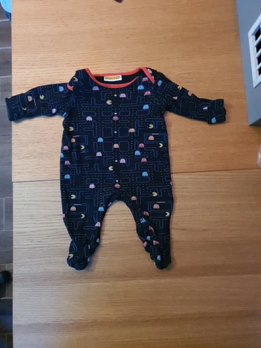 Pac-man Baby Grow Costume Halloween Set Up To 1 Month/ Mothercare