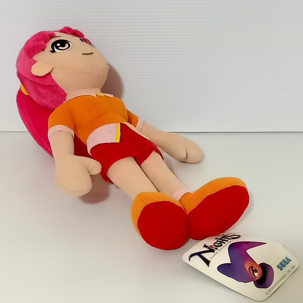 SEGA Nights into Dreams Claris Sinclair Plush Doll Japan 1997 TAG