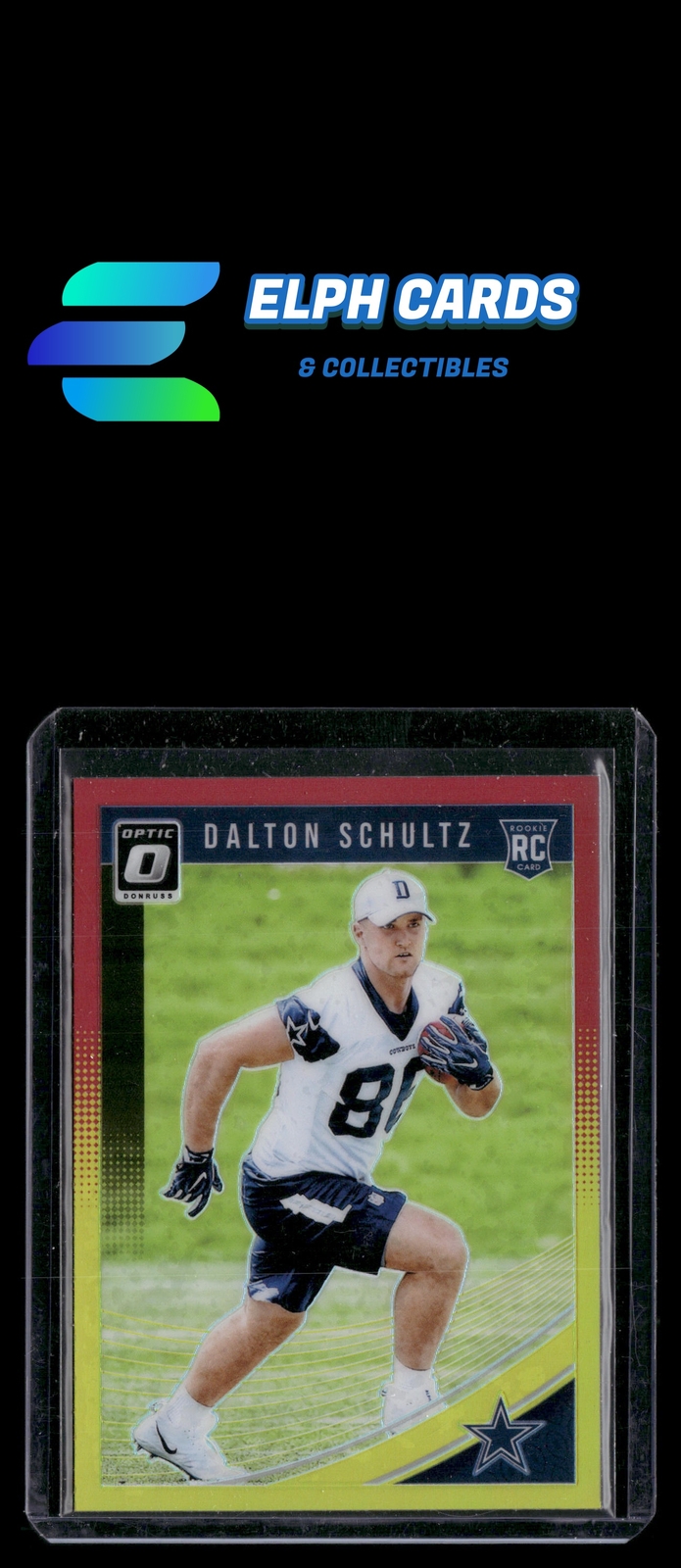 2018 Donruss Optic #137 Dalton Schultz Red and Yellow