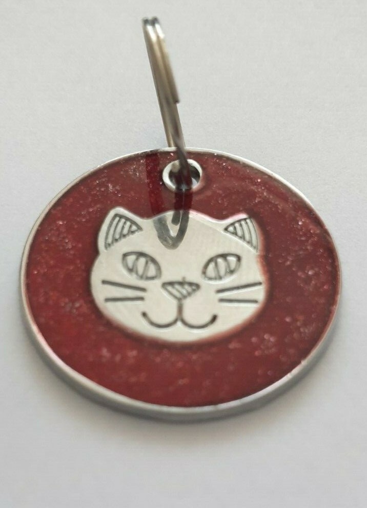 Personalised ENGRAVING Cat ID Kitten Identity Name Tag Puppy Pet ID