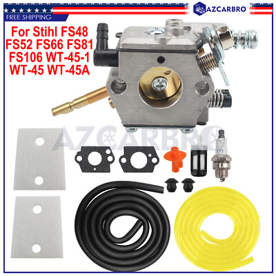 Carburetor For Stihl FS48 FS52 FS66 FS81 FS106 Walbro WT-45-1 WT-45 WT-45A Carb