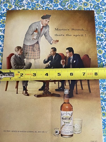 Vintage 1956 Martin’s V.V.O. Scotch Print Ad - Picture 6 of 7