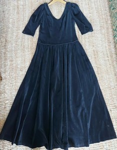 monsoon long black dress