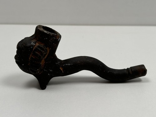 Ancienne Pipe Anthropomorphe en Terre cuite Amérique du Sud ? Antiquité - Bild 15 von 16