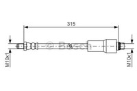 1 987 476 432 Bosch Bremsschlauch FüR ,Opel,Renault,Vauxhall