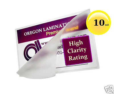 7 Mil Hot 3x4 Hunting & Fishing Laminating Pouches 3 x 4 [pack of 25] Clear