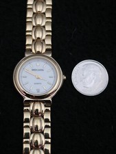 Wristwatch, Lady's, Simon Chang Real Gold Plate 7 Jewel NOS 1980s France