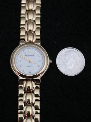 Wristwatch, Lady's, Simon Chang Real Gold Plate 7 Jewel NOS 1980s France