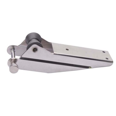Stainless Steel Bow Boat Anchor Roller Bracket Rubber Roller 200mm For Fixed - Foto 10