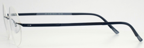 SILHOUETTE 5410 48 6060 5416 Blue Unisex Round Rimless Eyeglasses 49-19-150 B:43 - Picture 13 of 15