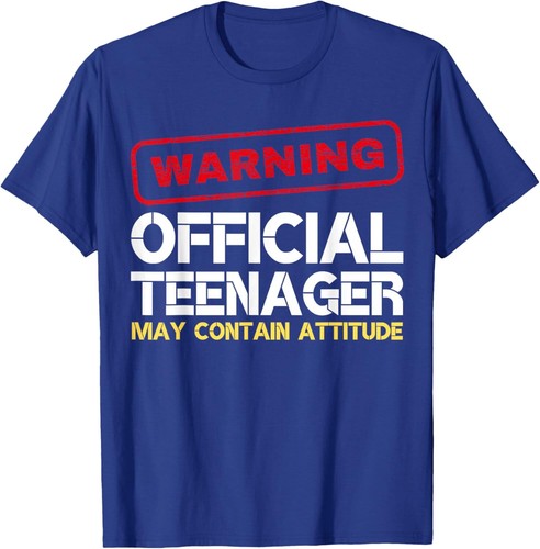 Vintage Official Teenager 13th Birthday Boys Girls 13 Yr Old T-Shirt Hoodie - Picture 15 of 17