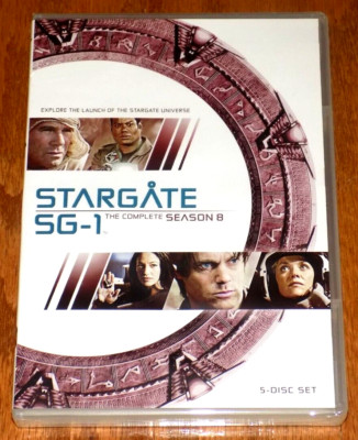 Stargate SG-1 Season 8 Richard Dean Anderson Amanda Tapping Dan Payne 5 DVD NEW