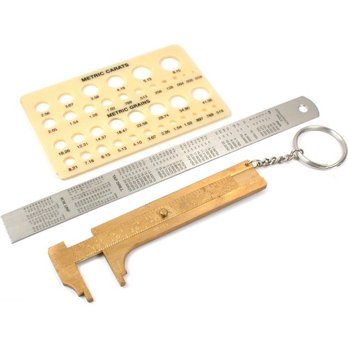 3 Jewelers Millimeter Gauge Ruler Measuring Sizing Diamond Pearl Gauge 3-jewelers-millimeter-gauge-ruler-measuring-sizing-diamond-pearl-gauge