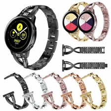 Stainless Band Rhinestone Bracelet Strap For Samsung Galaxy Watch Active 2 1 40m