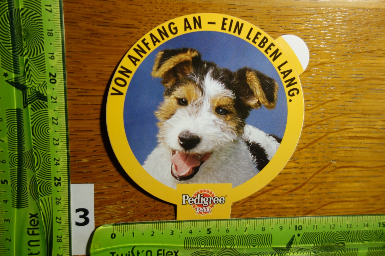 Adesivo Pedigree Pal per Cibo e Cura Cani