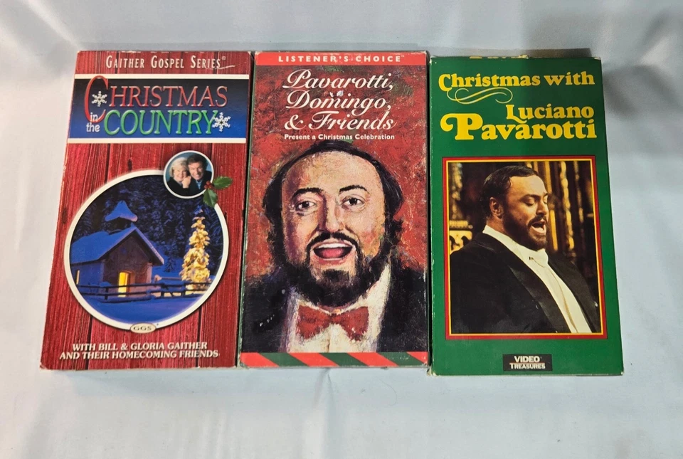 Piano Gospel Country Music 6 VHS Christmas Pavarotti Roger Williams Swing Music - Image 2 of 4