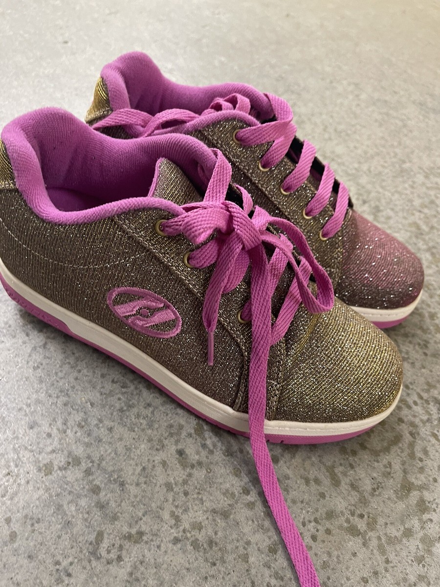 Pink Heelys Purple Aqua Heelys Split HE100053 Skate Shoes Gold