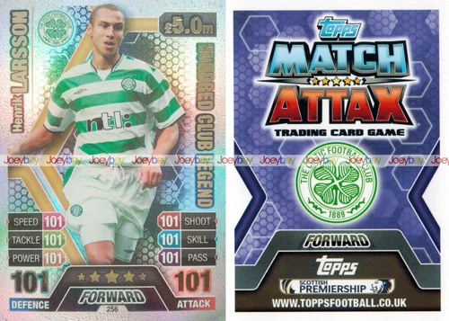 13/14 SPL LEGENDS HUNDRED CLUB CARDS SCOTTISH PREMIERSHIP MATCH ATTAX 2013 2014
