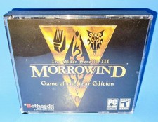 Elder Scrolls III: Morrowind -- Game of the Year Edition (PC, 2003) Complete