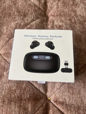 	IAMJOY Wireless Gaming Earbuds 20ms Low Latency Gaming Earbuds with LED	