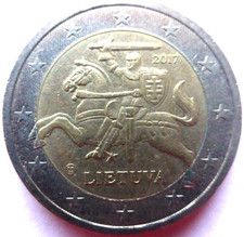 2 euro LItauen 2017, circola Vytis L'inseguitore.