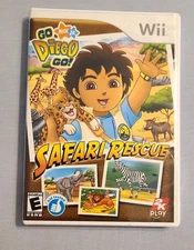Go Diego Go Safari Rescue - Nintendo Wii/ CIB/ TESTED AND WORKS 