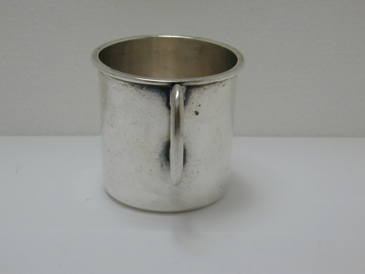 Vintage Sanborns Sterling Baby Cup Tina Silver 925 Mexico Inscribed Heavy Solid